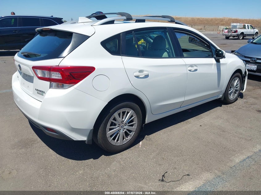 Vin: 4s3gtad6xh3713931, lot: 46067533, subaru impreza 2.0i premium 20174