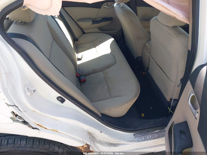 2014 HONDA CIVIC SEDAN 1.8L I-4 VVT, 143HP