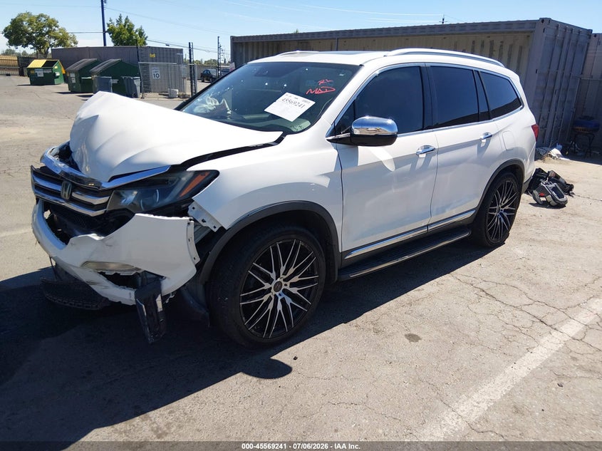 Vin: 5fnyf6h05gb069612, lot: 46067570, honda pilot elite 20162