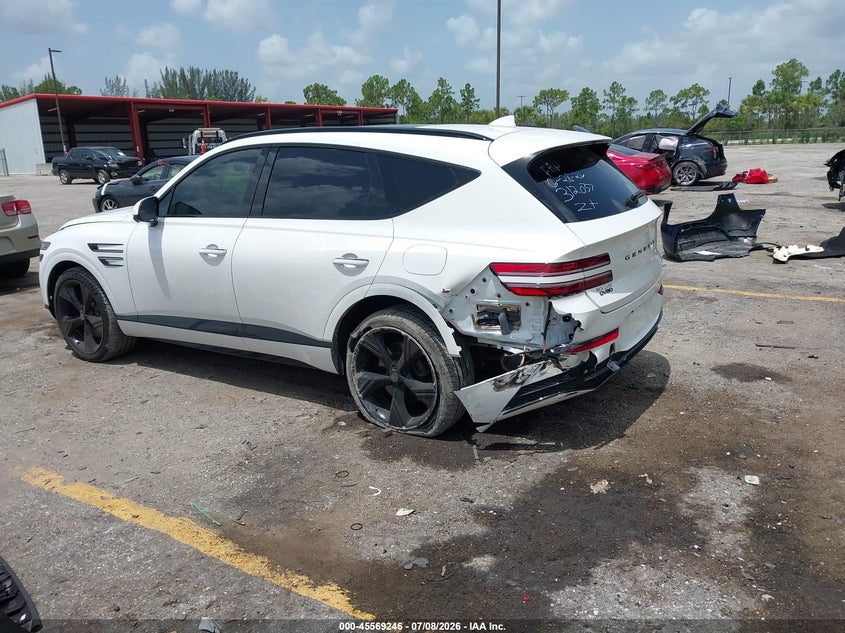 Vin: kmuhcesc1tu312031, lot: 46067575, genesis gv80 3.5t prestige black awd 20263