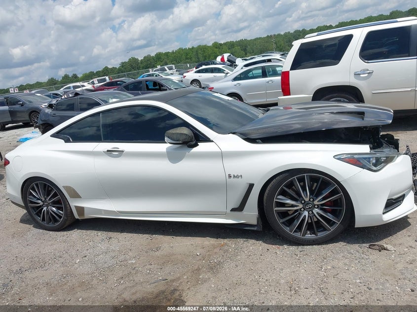 2017 Infiniti Q60 3.0T Red Sport 400 VIN: JN1FV7EK4HM610179 Lot: 45569247