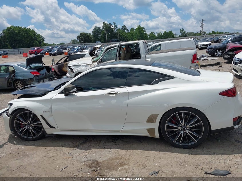 2017 Infiniti Q60 3.0T Red Sport 400 VIN: JN1FV7EK4HM610179 Lot: 45569247