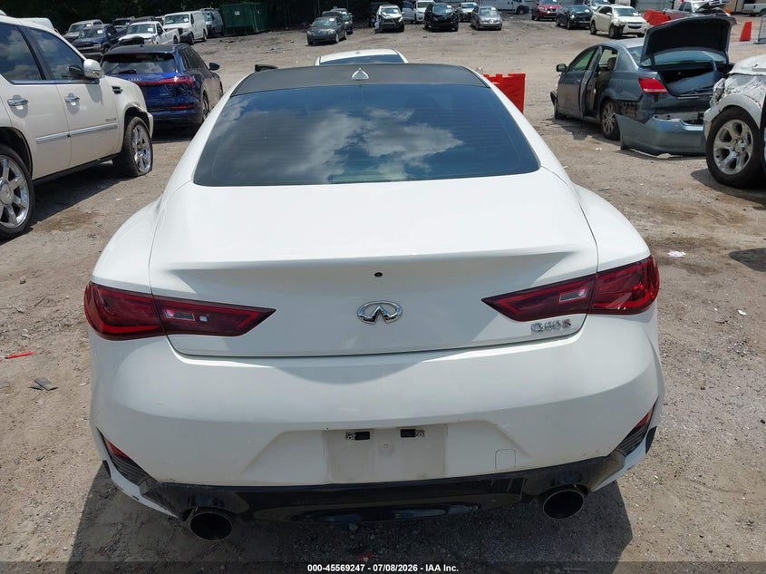 2017 Infiniti Q60 3.0T Red Sport 400 VIN: JN1FV7EK4HM610179 Lot: 45569247