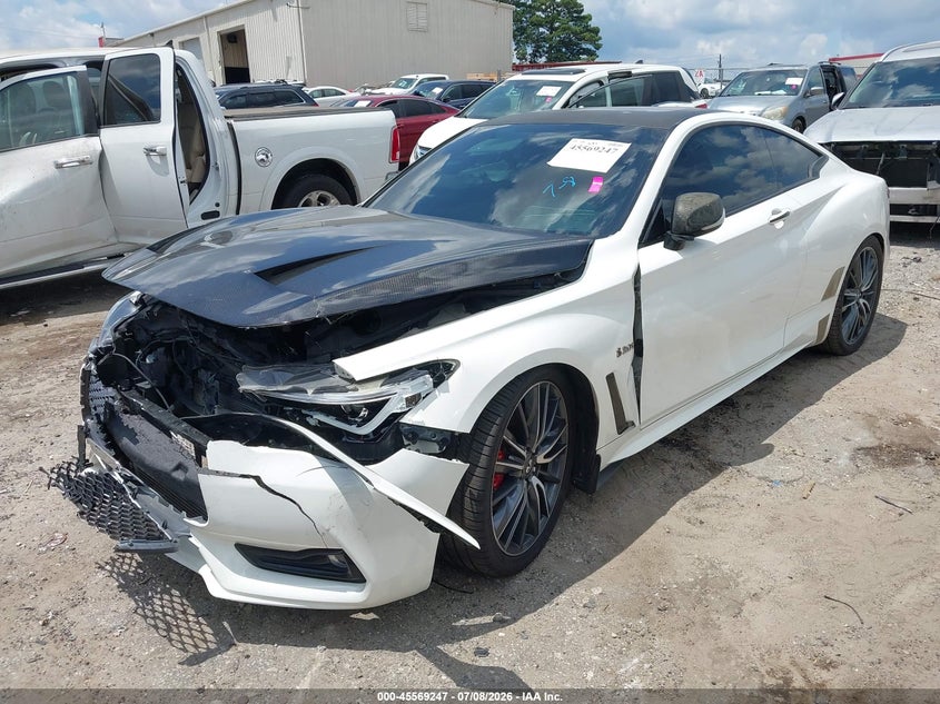 2017 Infiniti Q60 3.0T Red Sport 400 VIN: JN1FV7EK4HM610179 Lot: 45569247