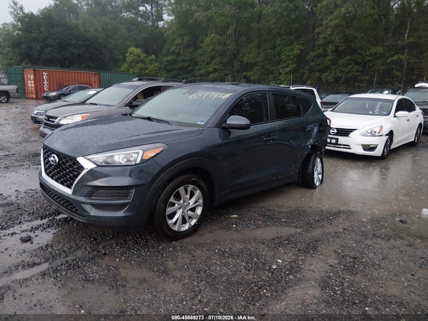 2021 Hyundai Tucson Se, Удар сзади, IAAI, VIN KM8J23A44MU381878 — фото 2