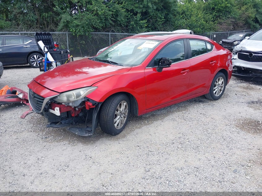 Vin: jm1bm1v70e1148563, lot: 46067646, mazda mazda3 i touring 20142