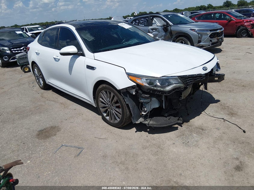 2019 Kia Optima Sx Turbo, Перёд, IAAI, VIN 5XXGV4L28KG330037