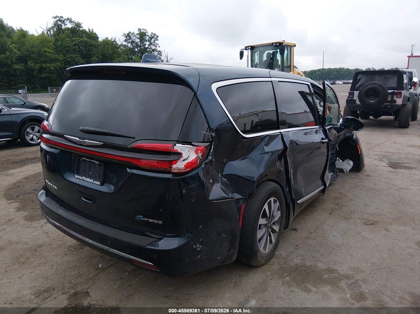 Vin: 2c4rc1s70nr196775, lot: 46067690, chrysler pacifica hybrid limited 20224