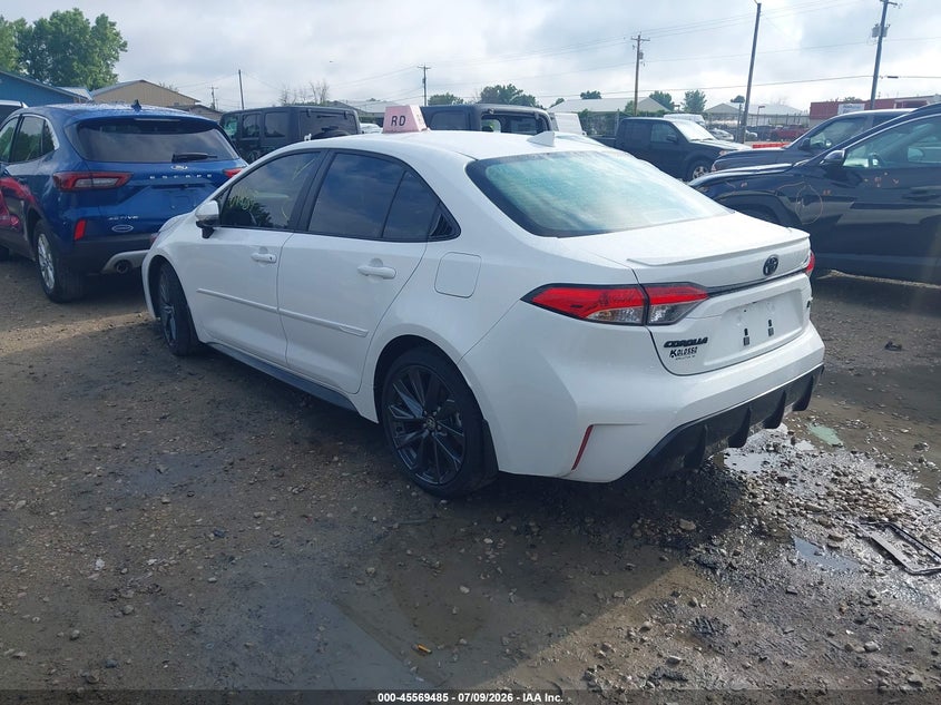 2025 TOYOTA COROLLA auction photo 3