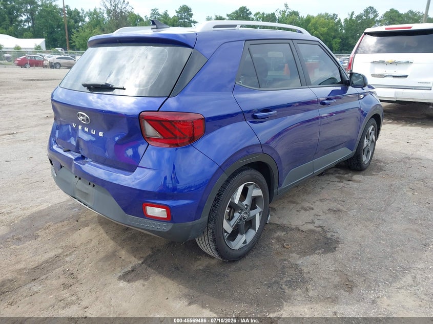 Vin: kmhrc8a33lu043665, lot: 46067816, hyundai venue sel 20204