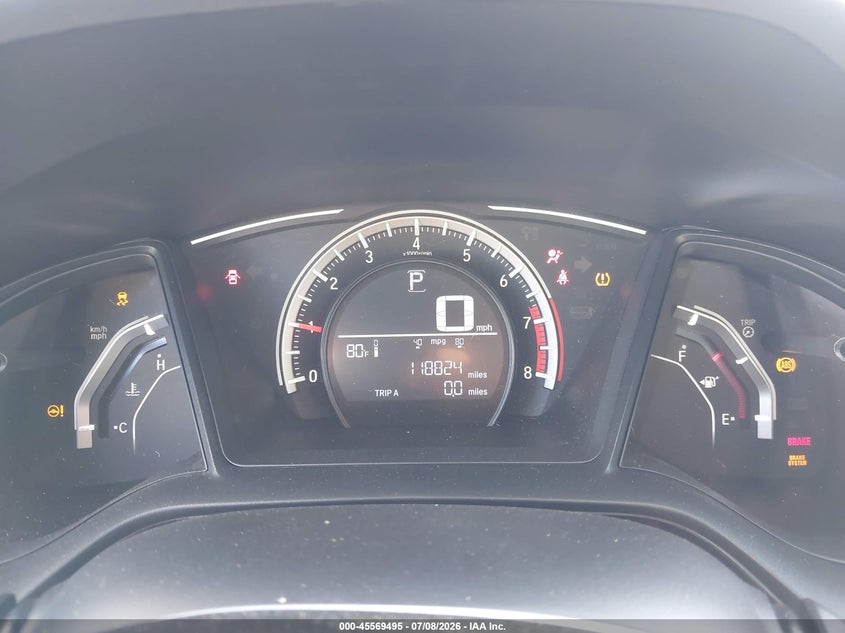 2017 HONDA CIVIC auction photo 7