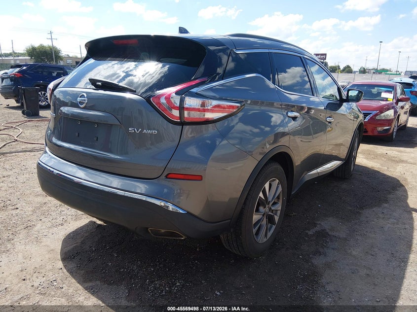 2018 NISSAN MURANO auction photo 4