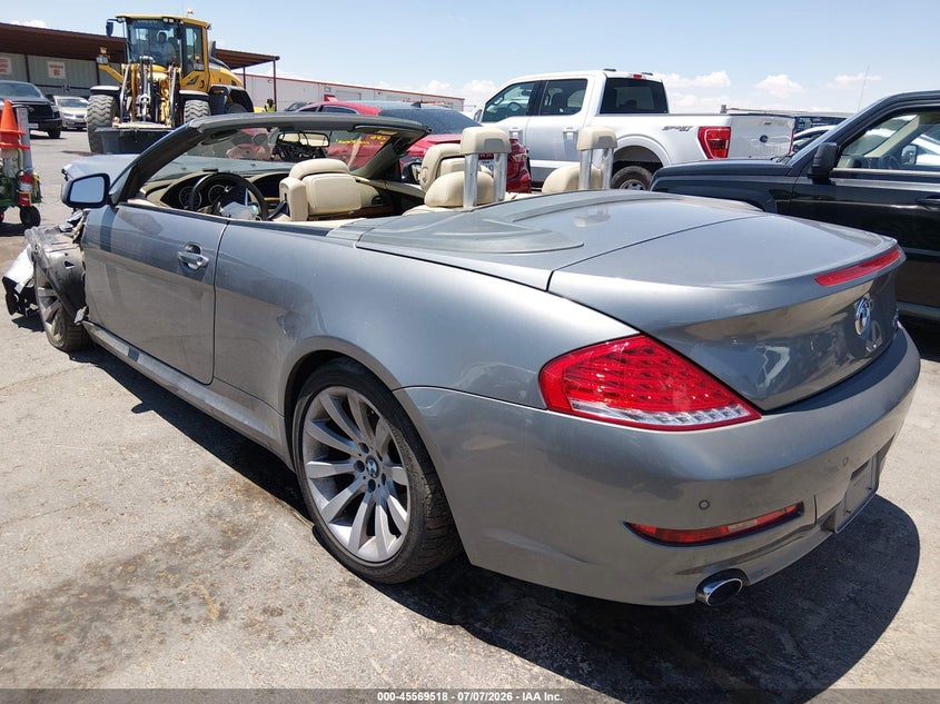 Vin: wbaeb5c57ac225744, lot: 46067847, bmw 650i 20103