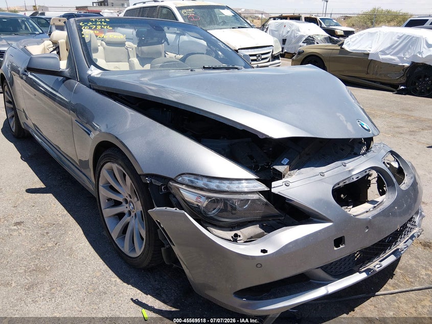 2010 BMW 650I VIN: WBAEB5C57AC225744 Lot: 45569518