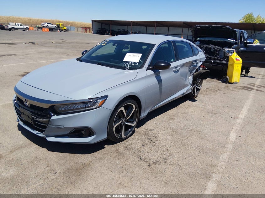 2021 HONDA ACCORD auction photo 2