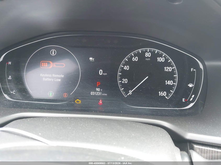 2021 HONDA ACCORD auction photo 7
