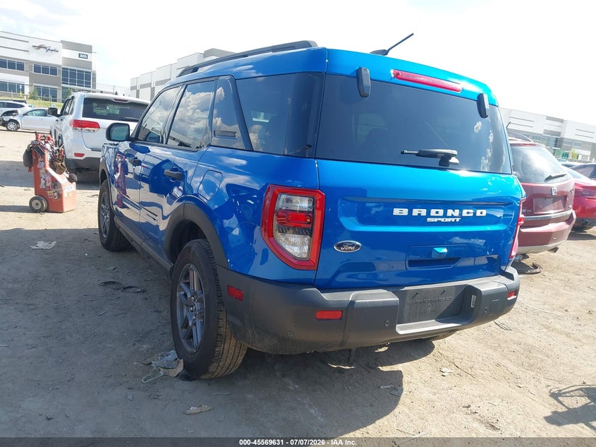FORD BRONCO SPORT 2025 VIN 3FMCR9BN4SRE73723