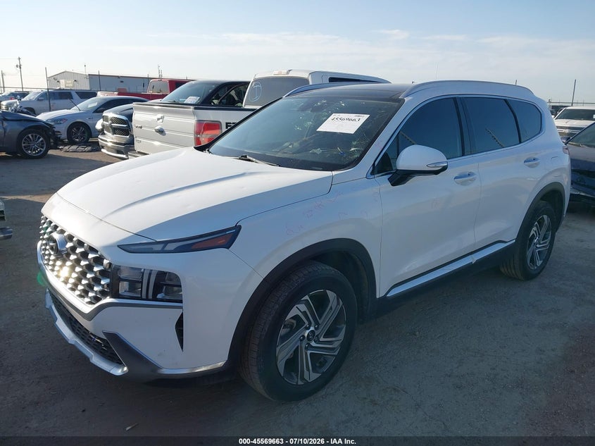 2023 Hyundai Santa Fe, Град, IAAI, VIN 5NMS34AJ2PH505630 — фото 2