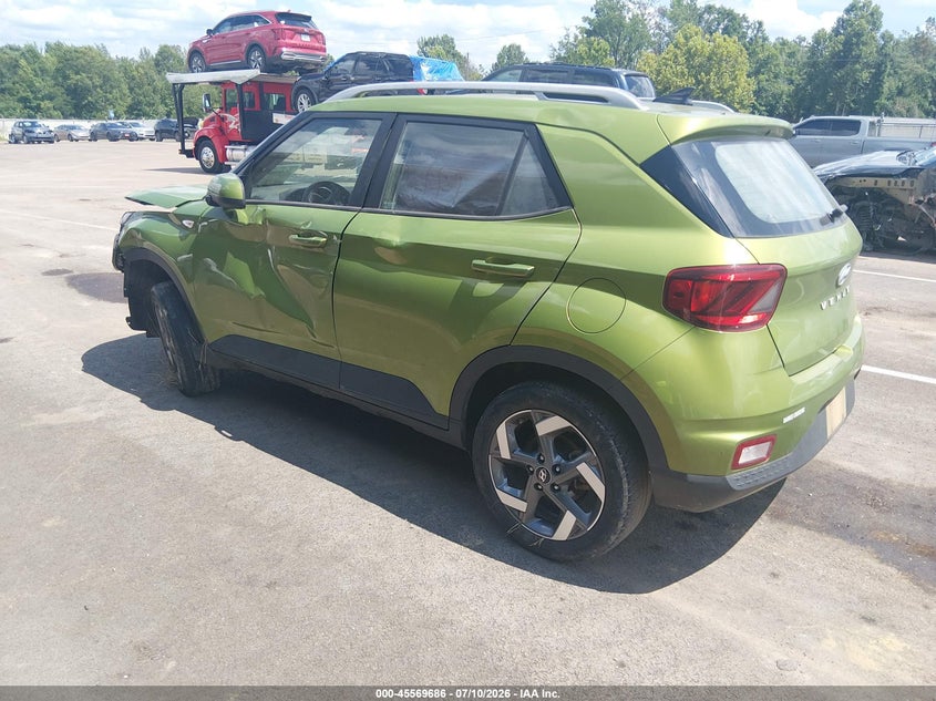 2021 Hyundai Venue Sel VIN: KMHRC8A37MU116697 Lot: 45569686
