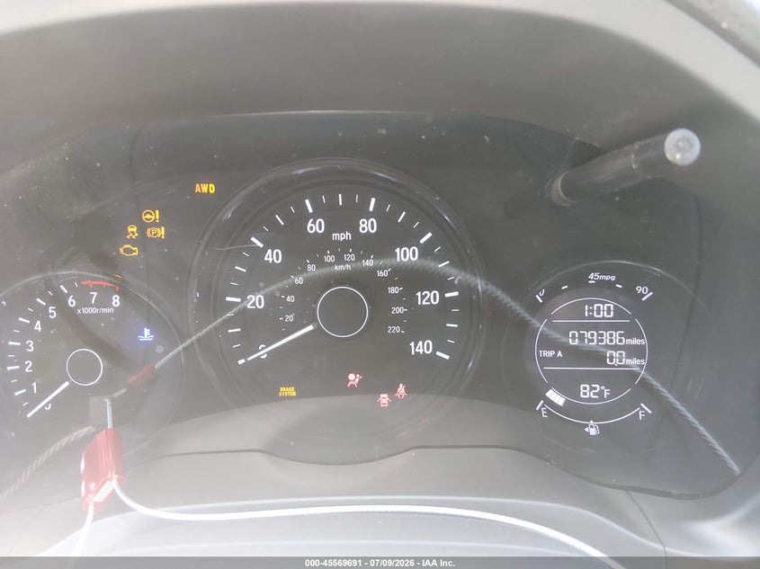 2019 Honda Hr-V Lx VIN: 3CZRU6H35KG724787 Lot: 45569691