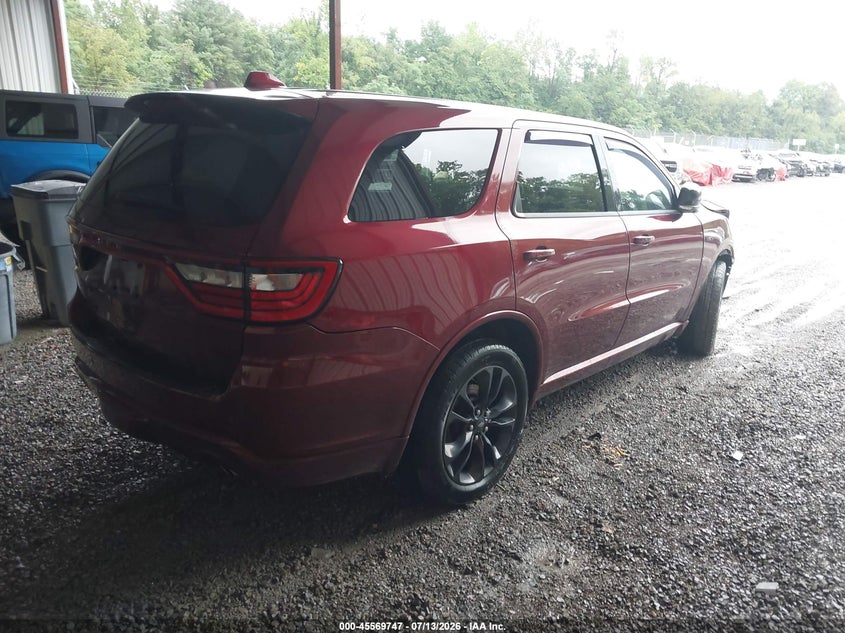 Vin: 1c4sdjct8mc765132, lot: 46068076, dodge durango r/t awd 20214