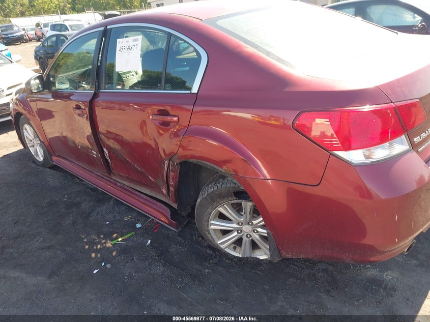 2010 SUBARU LEGACY auction photo 6