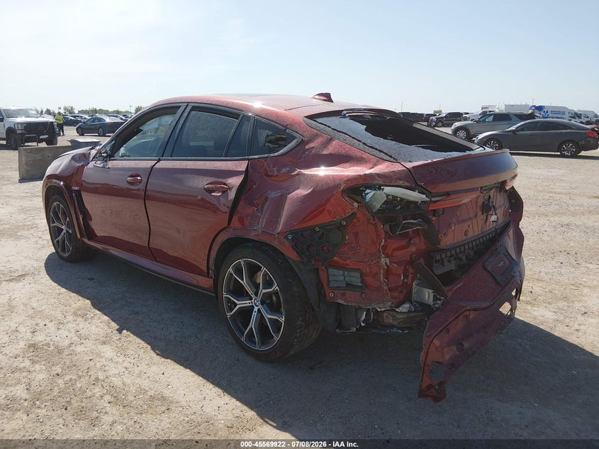 Vin: 5uxcy8c03m9e44816, lot: 46068251, bmw x6 m50i 20213