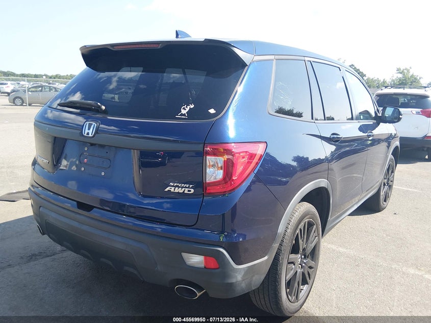 2019 HONDA PASSPORT auction photo 4