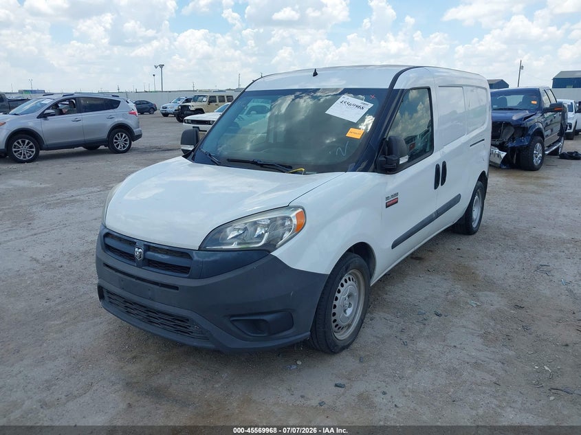 Vin: zfberfat7f6a78312, lot: 46068297, ram promaster city tradesman 20152