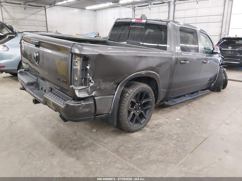 Vin: 1c6srfjt3ln296852, lot: 46068302, ram 1500 laramie  4x4 5'7 box 20204