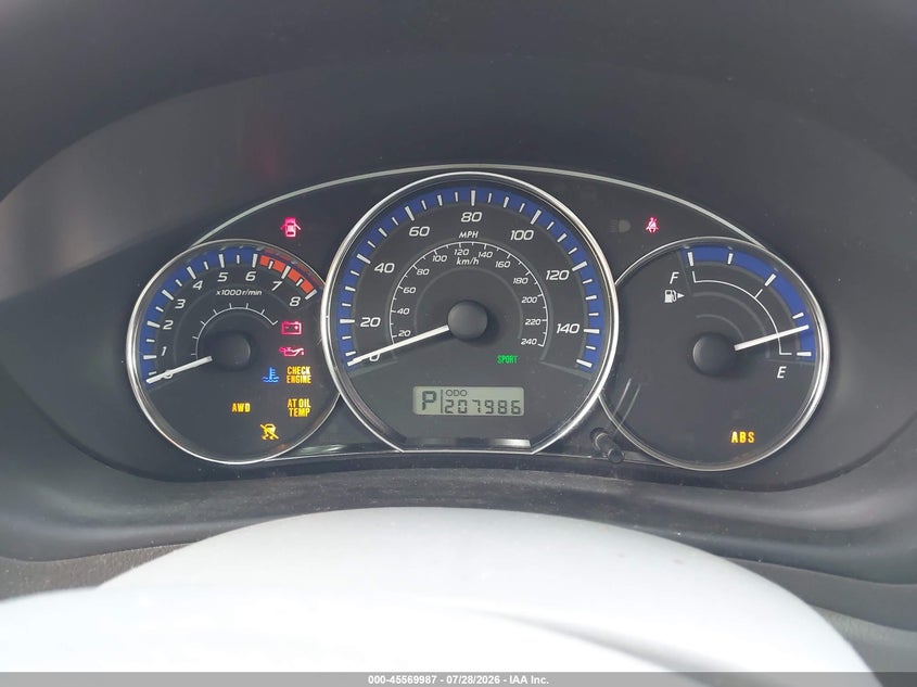 2010 SUBARU FORESTER auction photo 7