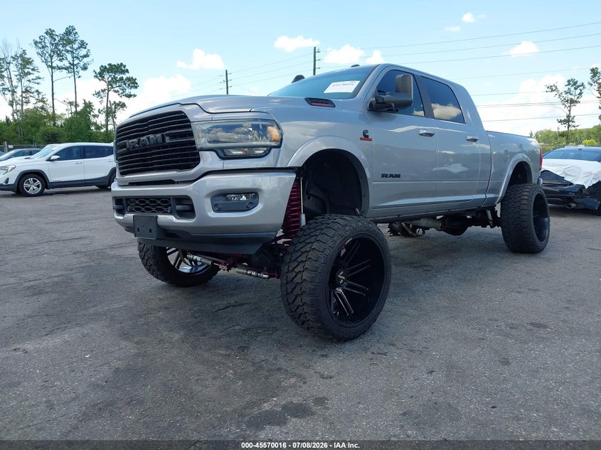 Vin: 3c6ur5nl7lg211484, lot: 46068345, ram 2500 laramie  4x4 6'4 box 20202