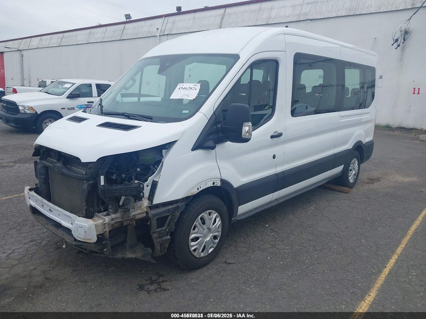 Vin: 1fbax2c88pkb27983, lot: 46068362, ford transit-350 passenger van xl/xlt 20232