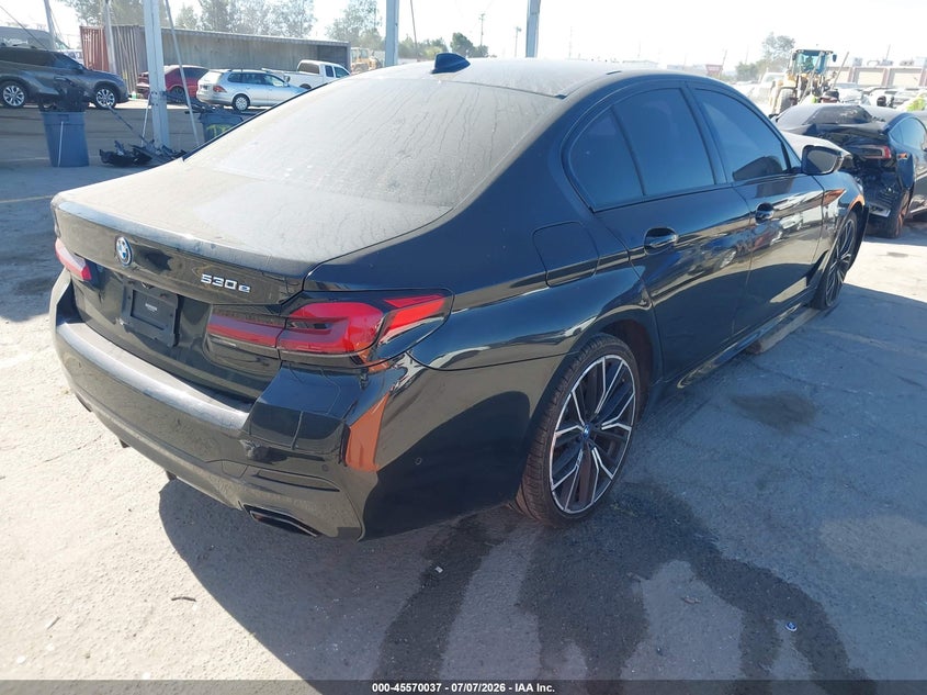 Vin: wba13ag06nch76498, lot: 46068366, bmw 530e 20224