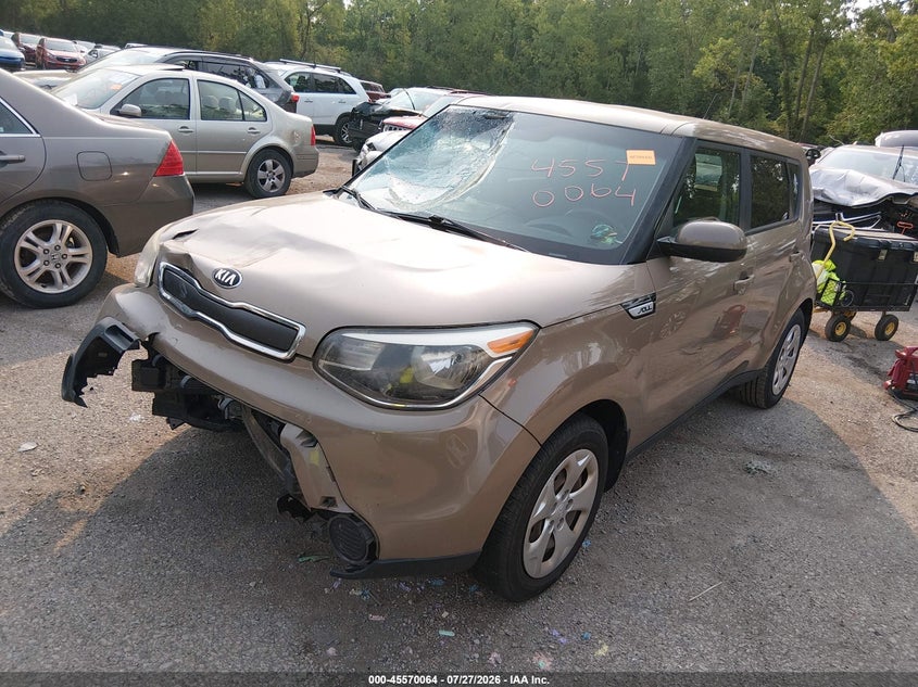 Vin: kndjn2a20f7227514, lot: 46068393, kia soul 20152