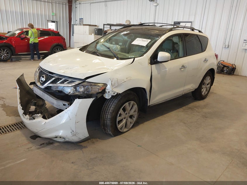 Vin: jn8az1mw7cw208896, lot: 46068398, nissan murano sl 20122