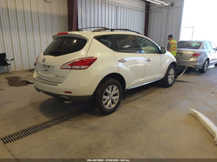 Vin: jn8az1mw7cw208896, lot: 46068398, nissan murano sl 20124