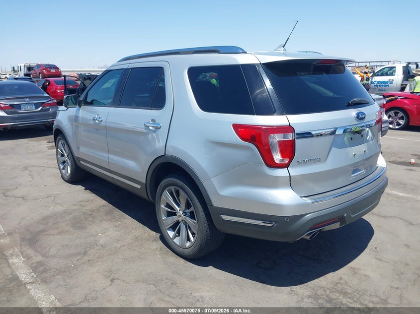 Vin: 1fm5k8f86jga89251, lot: 46068404, ford explorer limited 20183