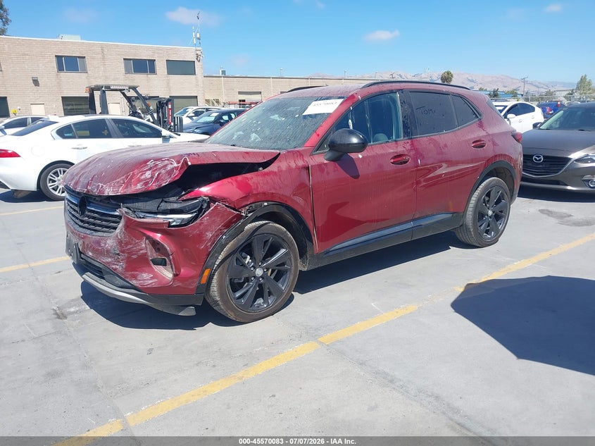 Vin: lrbazlr47pd035931, lot: 46068412, buick envision preferred fwd 20232