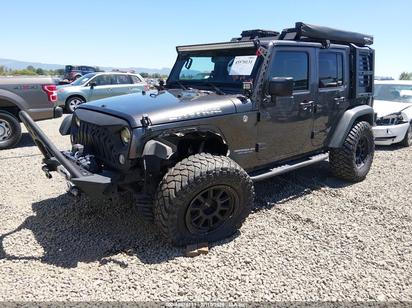 2017 Jeep Wrangler, Left Front, IAAI, VIN 1C4BJWFG8HL549145 — photo 2