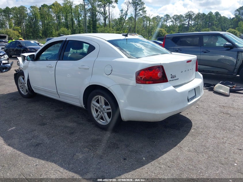 Vin: 1c3cdzcb2cn150609, lot: 46068464, dodge avenger sxt 20123
