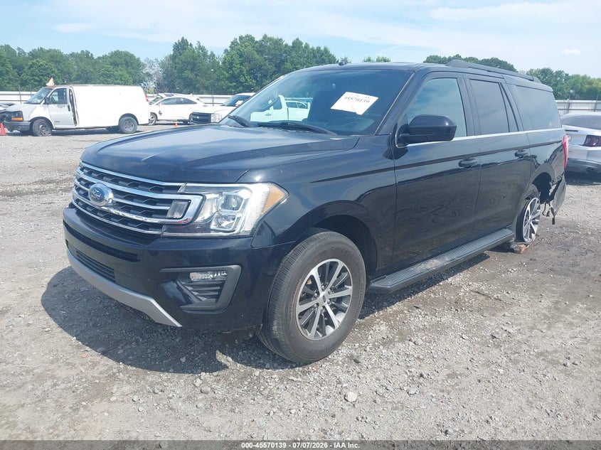 Vin: 1fmjk1ht1kea38583, lot: 46068468, ford expedition max xlt 20192