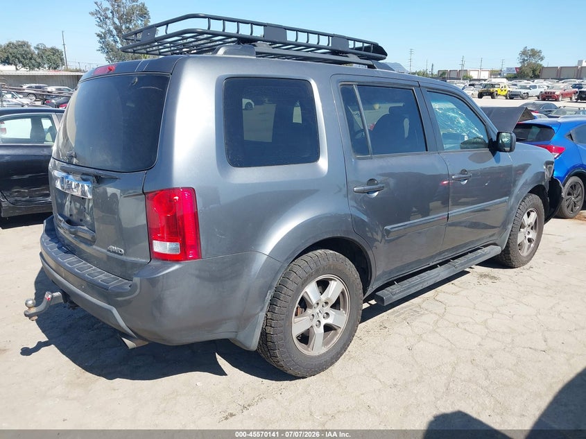 Vin: 5fnyf4h79bb055075, lot: 46068470, honda pilot ex-l 20114