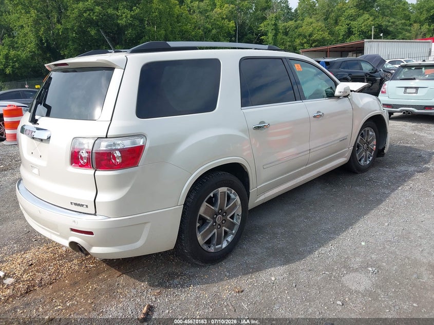 Vin: 1gkkvted3bj394375, lot: 46068492, gmc acadia denali 20114