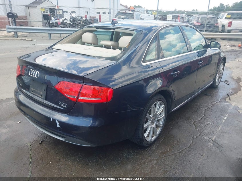 Vin: wauffafl0ca119629, lot: 46068511, audi a4 2.0t premium plus 20124