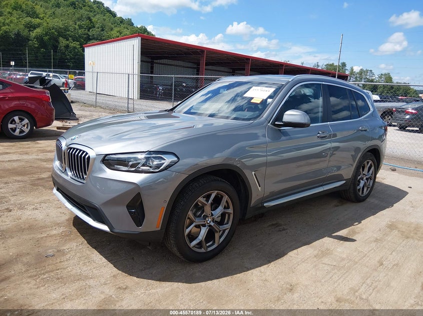 Vin: wbx57dp06pn237669, lot: 46068518, bmw x3 xdrive30i 20232