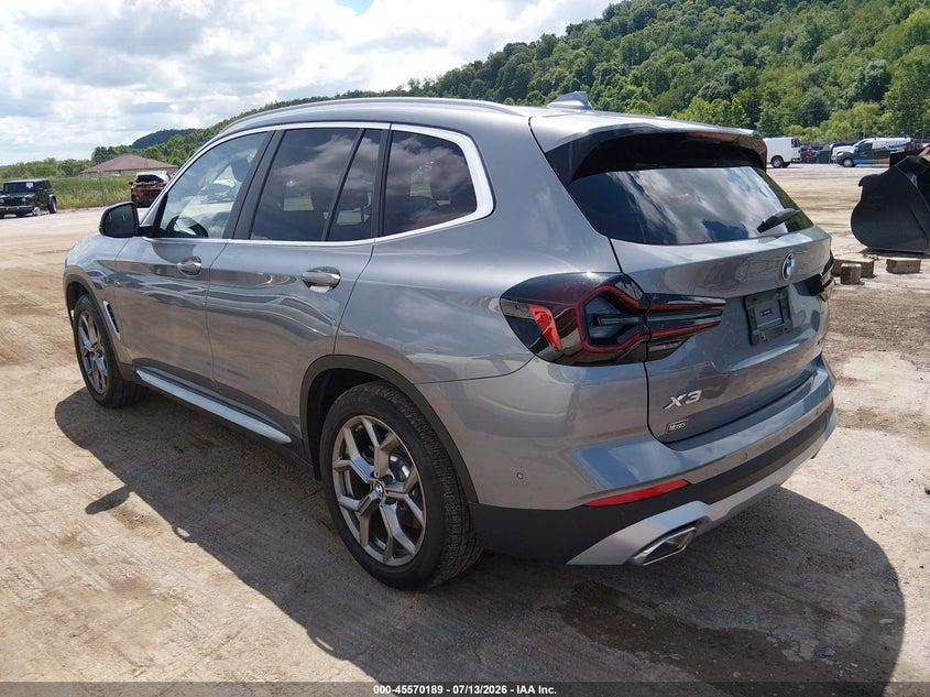 Vin: wbx57dp06pn237669, lot: 46068518, bmw x3 xdrive30i 20233