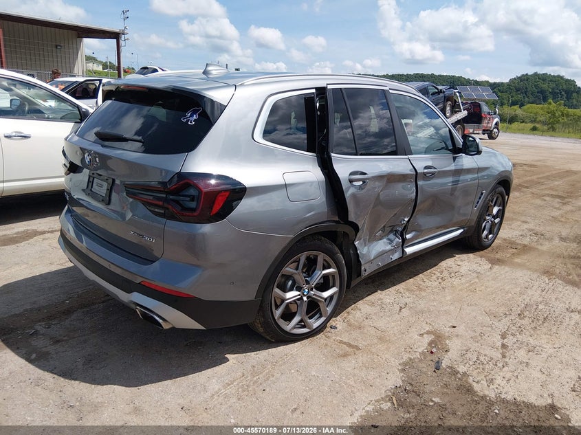 Vin: wbx57dp06pn237669, lot: 46068518, bmw x3 xdrive30i 20234