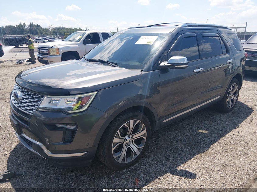 Vin: 1fm5k8ht6jgb93627, lot: 46068609, ford explorer platinum 20182