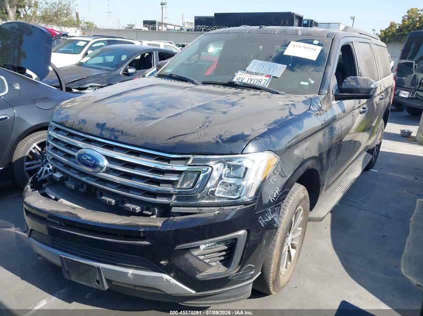 Vin: 1fmjk1ht4kea28582, lot: 46068620, ford expedition max xlt 20192